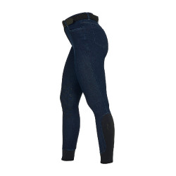 Pantalones de mujer de tejido vaquero Denim azul