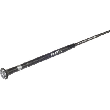 Fusta de doma Fleck "Carbon" Negro / oro rosa