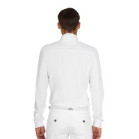 Polo de hombre de concurso tipo camisa Blanco