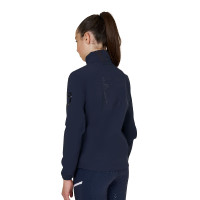 Softshell infantil unisex con logotipo en la espalda Americana marina Azul marino