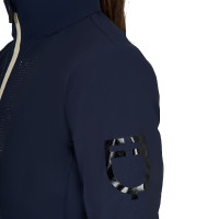 Softshell infantil unisex con logotipo en la espalda Americana marina Azul marino