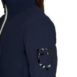 Softshell infantil unisex con logotipo en la espalda Americana marina Azul marino