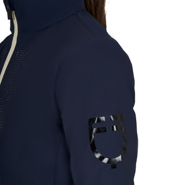 Softshell infantil unisex con logotipo en la espalda Americana marina Azul marino