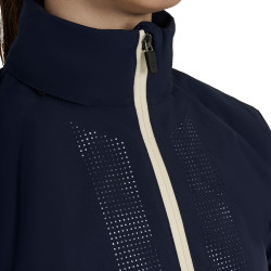 Softshell infantil unisex con logotipo en la espalda Americana marina Azul marino