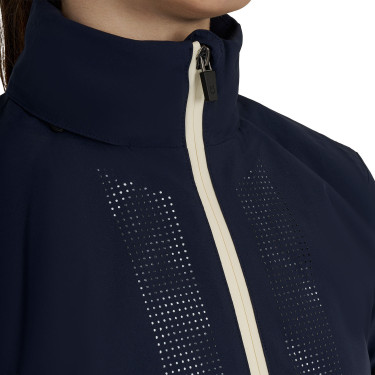 Softshell infantil unisex con logotipo en la espalda Americana marina Azul marino