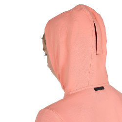 Sudadera infantil unisex con capucha y cremallera frontal Flor del desierto Rosa