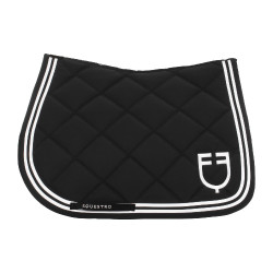 Manta de salto Double Stripes en tejido técnico Negro / blanco