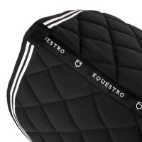 Manta de salto Double Stripes en tejido técnico Negro / blanco