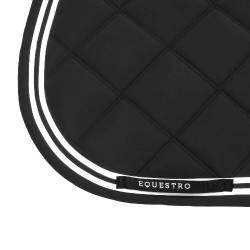 Manta de salto Double Stripes en tejido técnico Negro / blanco