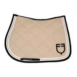 Manta de salto Double Stripes en tejido técnico Oxford tostado / negro Blanco