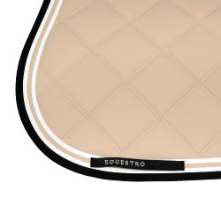 Manta de salto Double Stripes en tejido técnico Oxford tostado / negro Blanco