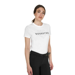 Camiseta de mujer Elegant de algodón Blanco