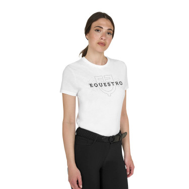 Camiseta de mujer Elegant de algodón Blanco