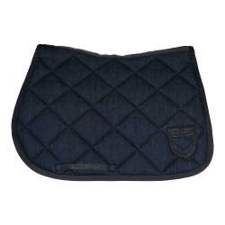 Mantilla de salto en tejido técnico efecto vaquero Denim azul