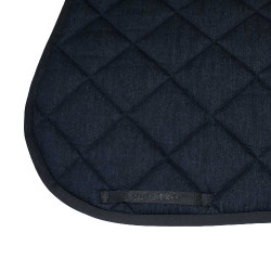Mantilla de salto en tejido técnico efecto vaquero Denim azul