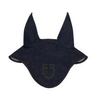 Capucha en tejido técnico efecto vaquero con logo Denim azul
