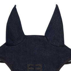Capucha en tejido técnico efecto vaquero con logo Denim azul