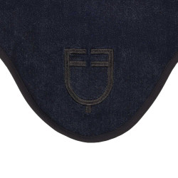 Capucha en tejido técnico efecto vaquero con logo Denim azul
