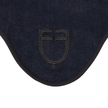 Capucha en tejido técnico efecto vaquero con logo Denim azul