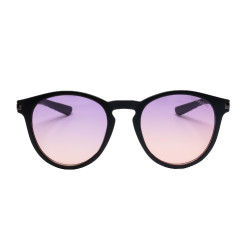 Gafas de sol deportivas polarizadas modelo Heulwen Negro mate / degradado violeta rosa