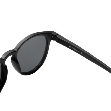 Gafas de sol deportivas polarizadas modelo Heulwen Negro mate / plata revo