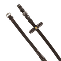 Riendas de cuero con grip de goma Castaño Marr&amp;amp;amp;oacute;n