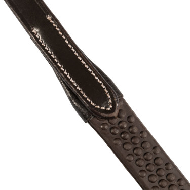 Riendas de cuero con grip de goma