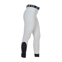 Pantalones de mujer de talle alto con logotipo de strass Negro