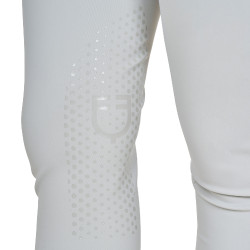 Pantalones de mujer de talle alto con logotipo de strass