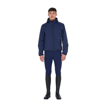 Softshell hombre línea Foldable Americana marina Azul marino