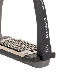 Estribos Rel-X Easy brazo con forma Titanio Gris