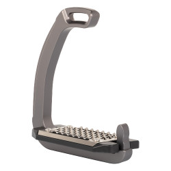 Estribos Rel-X Easy brazo con forma Titanio Gris