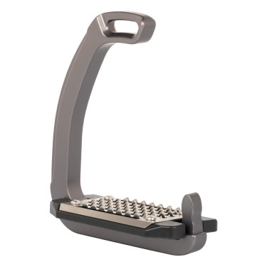 Estribos Rel-X Easy brazo con forma Titanio Gris