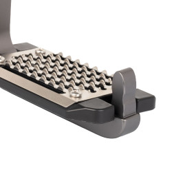 Estribos Rel-X Easy brazo con forma Titanio Gris