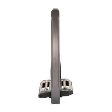 Estribos Rel-X Easy brazo con forma Titanio Gris