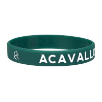 Pulsera de silicona Acavallo Verde