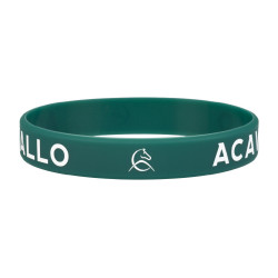 Pulsera de silicona Acavallo Verde