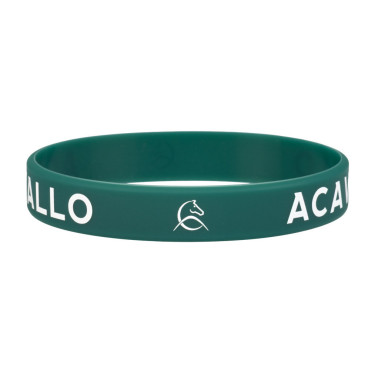 Pulsera de silicona Acavallo Verde