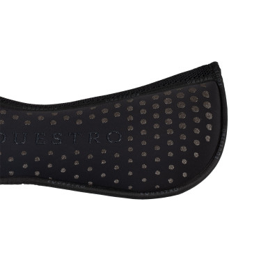 Compensador de memory foam con grip con purpurina y logotipo de silicona Negro / plata