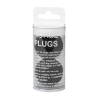 Tapones para orejas 2 uds Negro