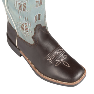 Botas Arrow Western para niños Marrón / cielo Marr&amp;amp;amp;oacute;n