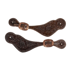 Correas para espuelas western unisex Castaño Marrón Correas para espuelas western unisex Castaño Marrón