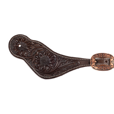Correas para espuelas western unisex Castaño Marrón Correas para espuelas western unisex Castaño Marrón