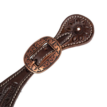 Correas para espuelas western unisex Castaño Marrón Correas para espuelas western unisex Castaño Marrón