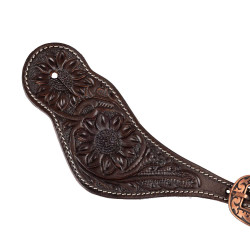 Correas para espuelas western unisex Castaño Marrón Correas para espuelas western unisex Castaño Marrón
