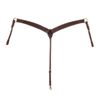 Pechera western de cuero Engrasado Marr&amp;amp;amp;oacute;n