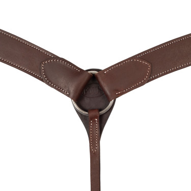 Pechera western de cuero Engrasado Marr&amp;amp;amp;oacute;n