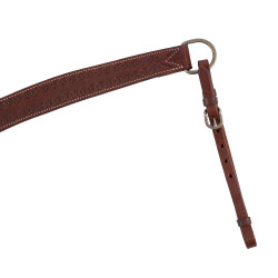 Pechera western de cuero Engrasado Marr&amp;amp;amp;oacute;n
