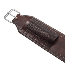 Silla Wade Western Arizona con cincha trasera y cubrecuchilla