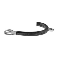 Espuelas de acero inoxidable para hombre con caña recubierta de goma